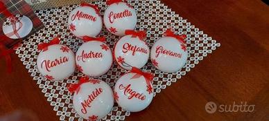 Palline di Natale personalizzate