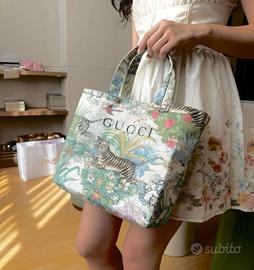 Shopper Gucci in tela