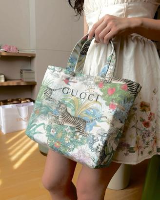 Shopper Gucci in tela