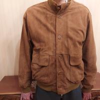 Giacca in pelle  scamosciata