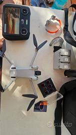 dji mini 3 pro,dji rc,3 batterie,filtri ND,come nu