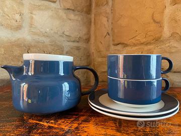 Teiera +2 tazze+2 piattini Richard Ginori Colonna