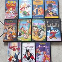 Videocassette VHS capolavori di Walt Disney