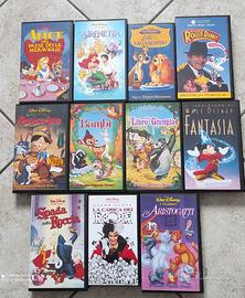 Videocassette VHS capolavori di Walt Disney
