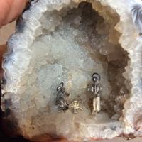 Mini presepio in quarzo