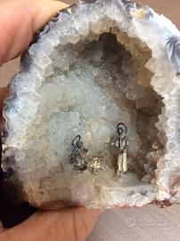 Mini presepio in quarzo