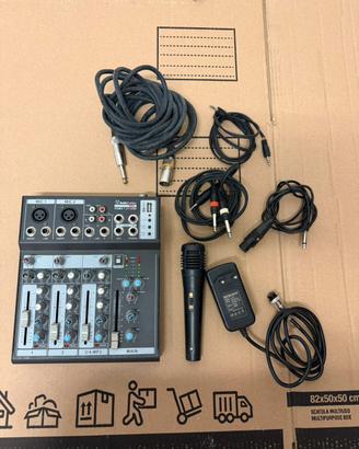 Mixer Pro PAMX 1.21 USB + microfono