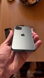 Iphone 11 Pro 256Gb verde bosco+box+accessori