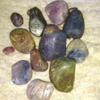 Pietra minerale Corindone zaffiro fiume Ticino