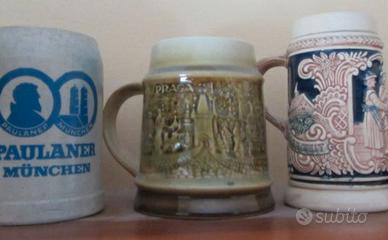 Boccali birra anni '60