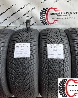 4 PNEUMATICI 205/55 R16 ZMAX INVERNALI 80%