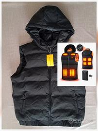 Giubbotto Smanicato Gilet Riscaldato batteria