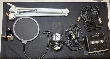 Scheda Audio UPHORIA UM2 e microfono NEEWER NW-800