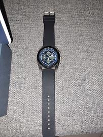 Orologio con cinturino nero