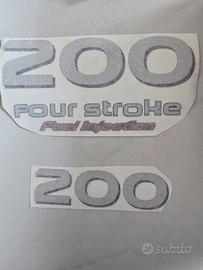 Kit adesivi Fuoribordo Yamaha 4 tempi