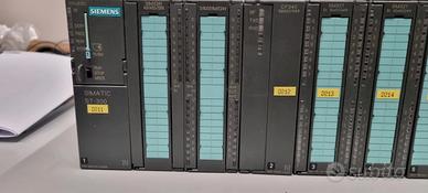 PLC S7-300 cpu313c+modulo rs485+3 moduli in sm321+