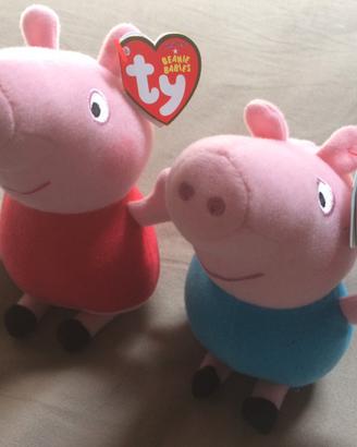 Peppa pig e George peluches - NUOVI CON ETICHETTA