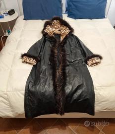 cappotto in vera pelle 