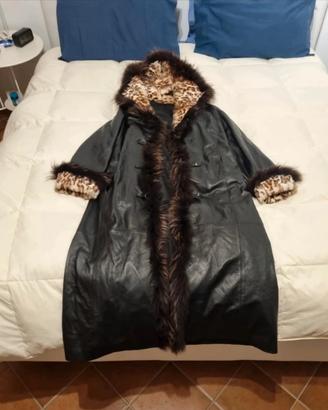 cappotto in vera pelle 