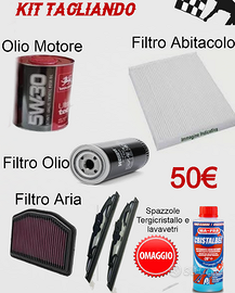 Kit per tagliando auto