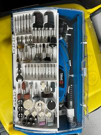 Dremel + 200 accessori - 10 frese ø8