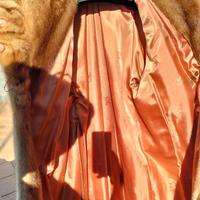 Cappotto in pelliccia di visone fatta a mano