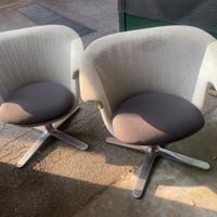 Poltrone Steelcase i2i – Coppia Design Bianco/Grig