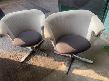 Poltrone Steelcase i2i – Coppia Design Bianco/Grig
