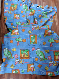 Coppia di tende camera bambini
