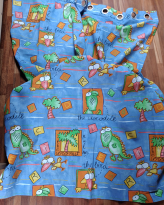 Coppia di tende camera bambini