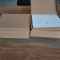 Tavolette segnaposto portacarte in legno