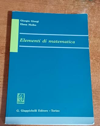 Libro elementi di matematica 