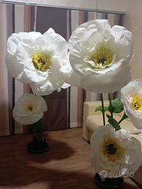 Fiori giganti per allestimenti negozi ed eventi