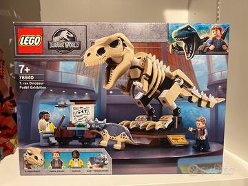 Lego 76940 Jurassic World T-rex fossil MAI APERTO