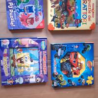 Libri Puzzle nuovi Spongebob Superpigiamini Blaze