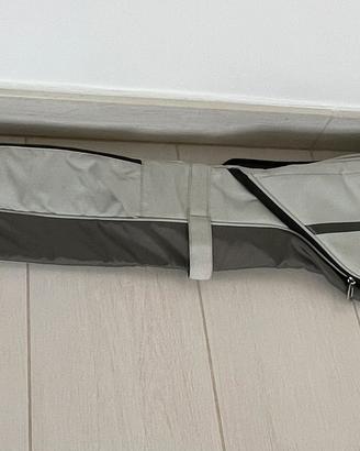 Nike light gray club case golf carry bag