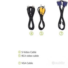 CAVI PC VGA SCART S-VIDEO RCA ALiMENTATORI NUOVI

