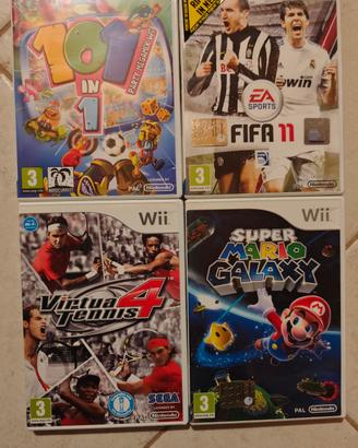 4 giochi per Nintendo Wii 