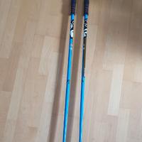 Bastoncini da sci alpinismo L.130cm, come nuovi