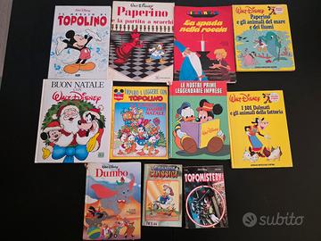 Lotto set 11 volumi Disney Topolino
