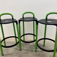 Kartell by Anna Castelli Ferrieri Set 3 sgabelli