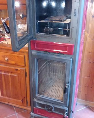 Stufa a legna Thermorossi con forno
