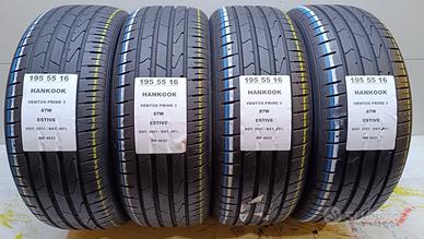 4 GOMME 195 55 16 HANKOOK RIF4533