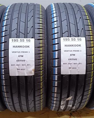 4 GOMME 195 55 16 HANKOOK RIF4533