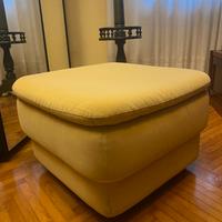 Pouf in alcantara