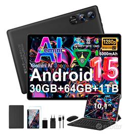 Tablet android 15 nuovo 