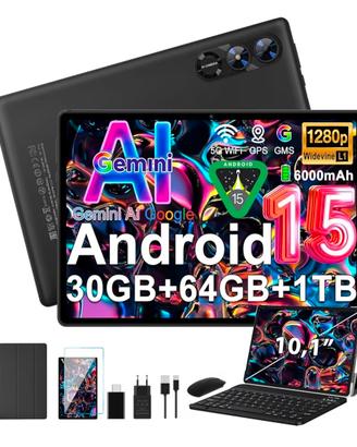 Tablet android 15 nuovo 