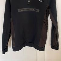 Felpa con cappuccio e mezza zip da donna Puma