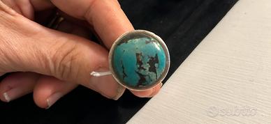 Anello turchese Sterling navajo