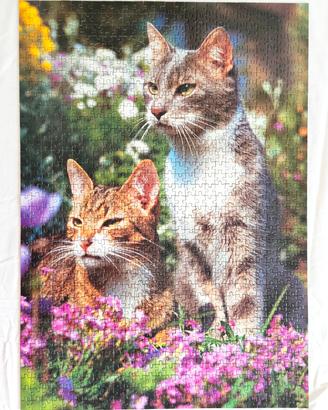 Puzzle Gatti Ravensburger 1000 pezzi - Vintage 